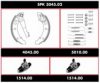 VW VAGKFS08 Brake Set, drum brakes